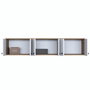 Hanah Home Armario Multiusos EA103 - 2387 Nogal y Blanco